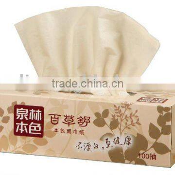 Unbleached health Facial Tissue