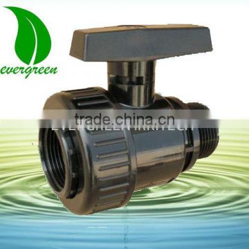 PVC male union ball valve irrigation valve