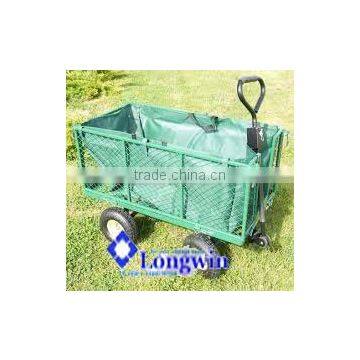 Gardening trolley wagon four wheel trolley