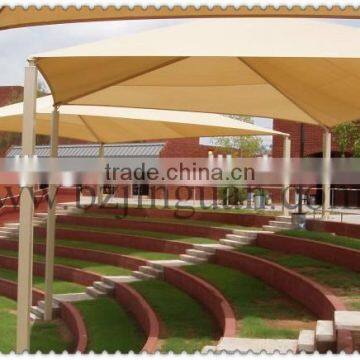 100 virgin HDPE material sun shade sail