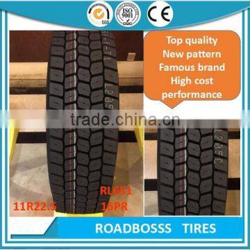 Top quality same as WESTLAKE GOODRIDE Tyres11r22.5 RR651 pattern for saling with Hankook technology tires