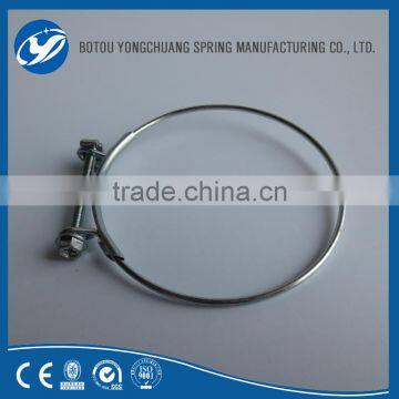 Single Wire Spring Hose Clips Stainless Steel Pipe Clamps