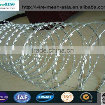 2015New product Galvanzied Concertina razor barbed wire (20 years ' factory in Anping)