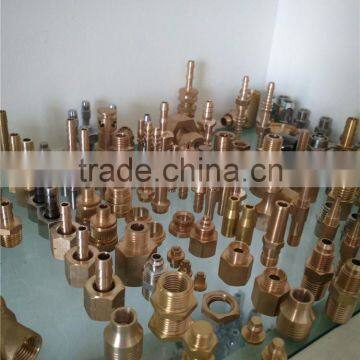 Customized mechanical brass fittings ,China gold supplier