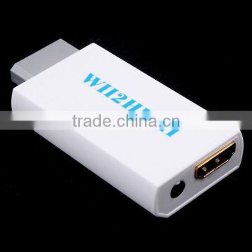 Wii to HDMI 480p Converter Adapter Wii2hdmi 3.5mm Audio Box Wii-link White