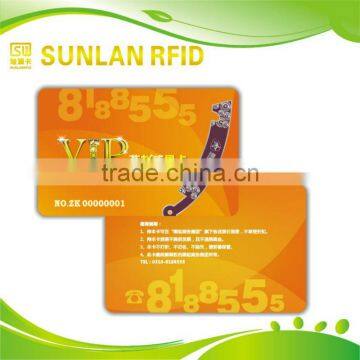 Silver surface VIP card for plastic ID smart card