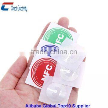 Adhensive Letters Custom Mini Stickers HF RFID Paper Tag in Roll Small NFC Tag photo-3
