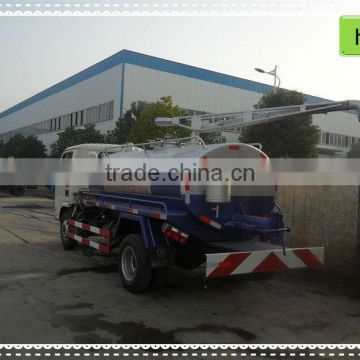 4*2 4000L dongfeng fecal suction truck sewage suction tanker truck sewage suction truck