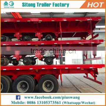 Durable 20ft 40ft Container Transport Semi Trailer Container Dolly Trailer photo-3