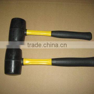 rubber hammer with fibre glass handle hammer with free sample