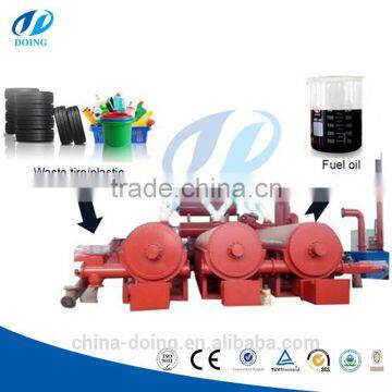 Industrial pyrolysis plant continuous waste plastic oil pyrolysis plant