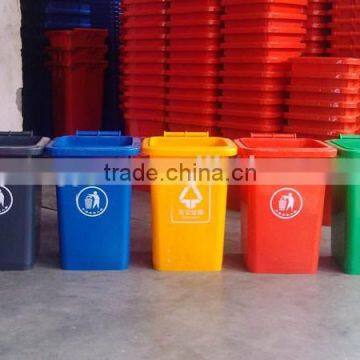 Square Outdoor Garbage Container for Sale Hdpe Plastic Trash Can, Street Recycle Dust Bin With Lid photo-2