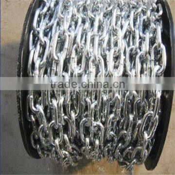 4mm Electro Galvanized short Chain steel link chain