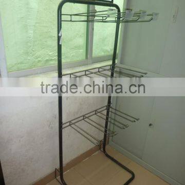 Customized Multi-tier Floor-standing Metal Display Hanging Hooks photo-2