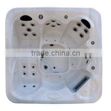 2015 Chinese LED Lights for 5 Person L312 Lucite Acrylic Outdoor Massage Bathtub photo-4