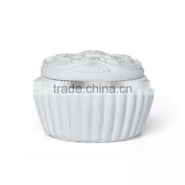 Beautiful White Resin Jewelry Box photo-4