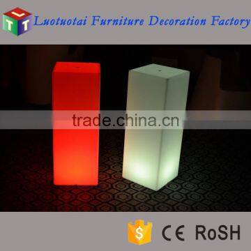 Light up Plastic LED Cube Chair /waterproof IP65 Wireless16 Color Change Led Cube Chair photo-6