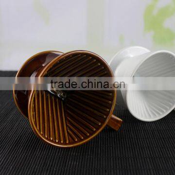 2017 New Arrivals Unique Products Ceramic Pour Over Coffee Dripper photo-3