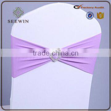 Beautiful Spandex Chair Sash With Buckle for Wedding Deco photo-4