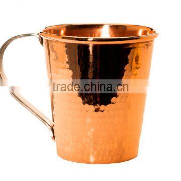 antique hammered moscow mule mug