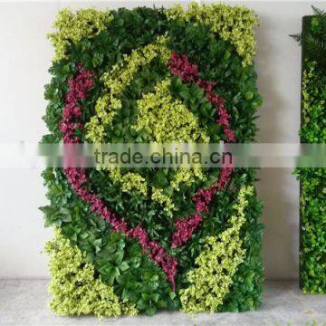 Home and Outdoor Decoration Synthetic Cheap 1m x 1m Artificial Vertical Green Grass Wall E08 04C00 photo-4