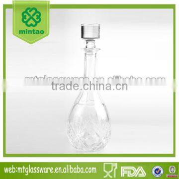 32oz drinking glass decanter single crystal wine bottle
