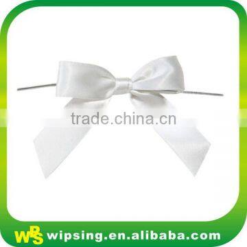 Good Quality Polyester Satin Ribbon Bow With Twist Tie photo-2