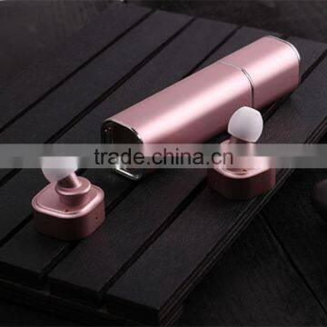 New luxury aluminum power bank with bluetooth headset for promotion gift