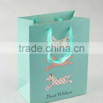 Shopping Paper Bag With Animal Pattern/Foldable Printed Gift Bag photo-2