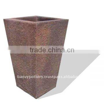 Vietnam Old stone outdoor planter, outdoor pottery