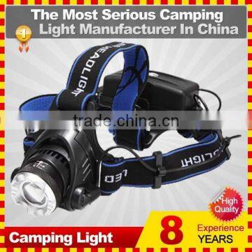 High Power Rechargeable Super Bright Led Hiking Headlamp photo-2
