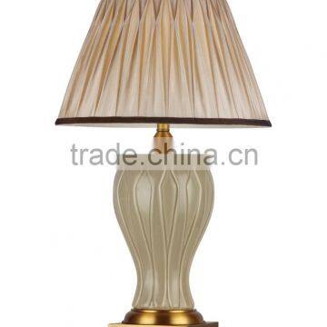 BISINI Luxury Decorative Gilding Ceramic Table Lamp for Hotel