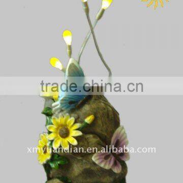 optical fiber solar light garden decor