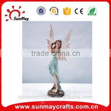 Custom high quality resin garden fairy statues for sale