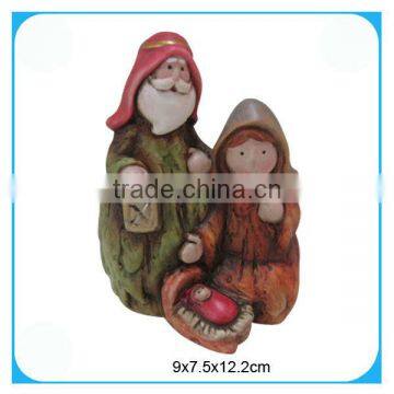 Ceramic pottery nativity statue gifts