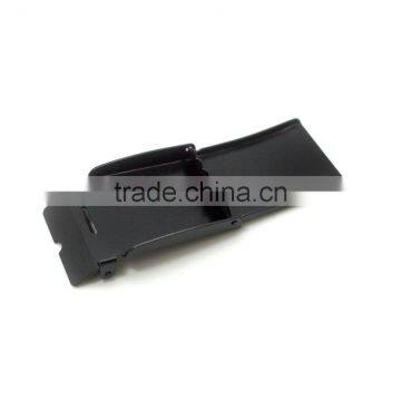 High Quality 1-1/2" Flip Top Garment Cloth Metal Stamping Steel Military Buckle Electro Black, Witth Tip photo-3