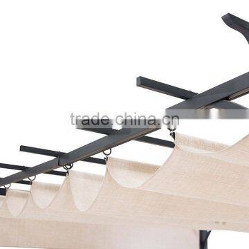 Patio Garden 10x10 Feet Grape Trellis Waterproof Metal Pergola photo-4