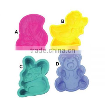 SS0012/ silicon animal cake molds