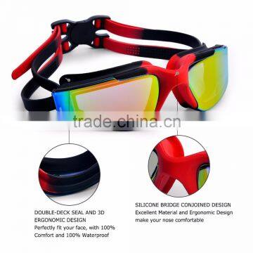 Swim Goggles Clear Vision, Anti-UV, Anti-fog, Anti-Scraper,Comfortable Fit,Quick Release Band,No Leakage Swiming Glasses photo-5