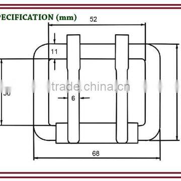 222 Forged Double Tongues Buckle photo-2