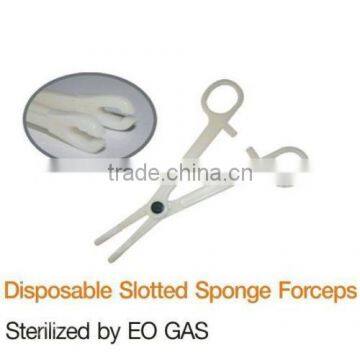 Body Piercing Kits Disposable Slotted Sponge Clamp Forceps Tongue Septum Lip