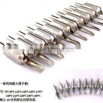 22MM Stainless Steel Flat Magnum Tattoo Grip