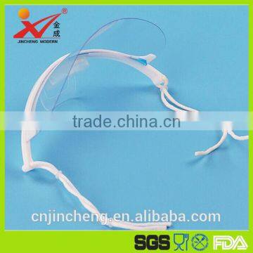 Factory Good Price Imported Material Catering Industrial Big Smile Sanitary Plastic Transparent Face Mask for Food Service photo-5