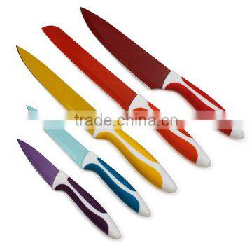 Best Kitchen Knife Set 5pcs Non-Stick Coating Knife Set photo-4