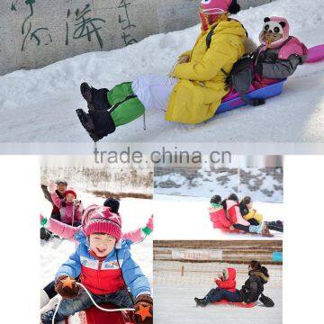 Kids Snow Sled Boat Sledge Glider Toboggan Sliding Outdoor With Rope,less Qty be Acceptable Much Strong