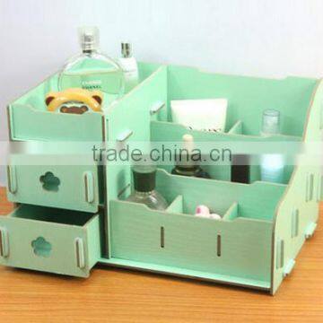 Wooden Pen Holder Cosmetic Craft Box photo-3