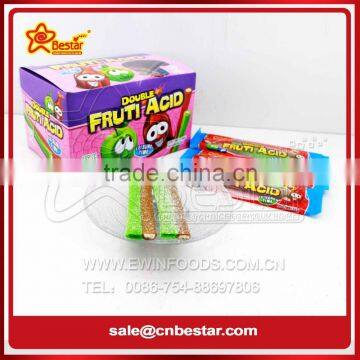 Double Fruit Acid / Sour Stick With Powder And Jam