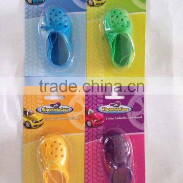 newest ideal 2015 plastic purple shoe air freshener with sweet grape scents