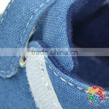 Navy Blue Jean Baby Boy Crib Shoes/Toddler Infant Crib Shoes/Soft Sole Baby Cribs photo-6