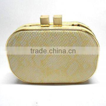 Popular matching metal frame clutch bag